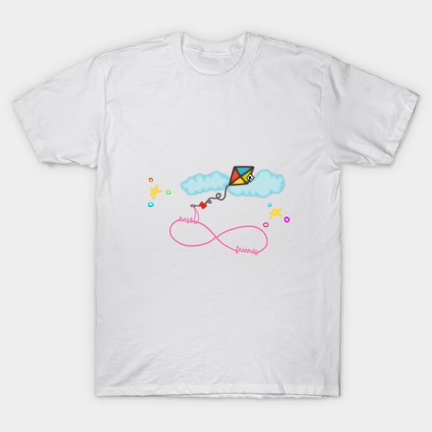 Kite flying in the sky T-Shirt by KDaisy.design